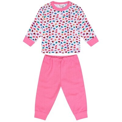 (24-023) Baby pyjama Hearts rose 74/80