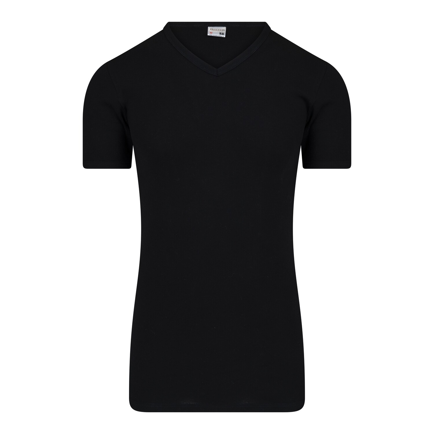 (11-537) Heren T-shirt R-hals M3000 extra lang zwart XXL