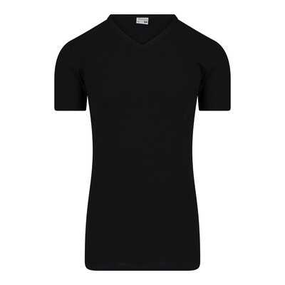 (11-537) Heren T-shirt R-hals M3000 extra lang zwart XL