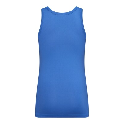 (10-213) Jongens singlet Mix and Match blauw 134/140
