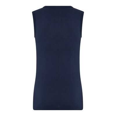 (13-111) Jongens mouwloos Comfort feeling marine 92/98