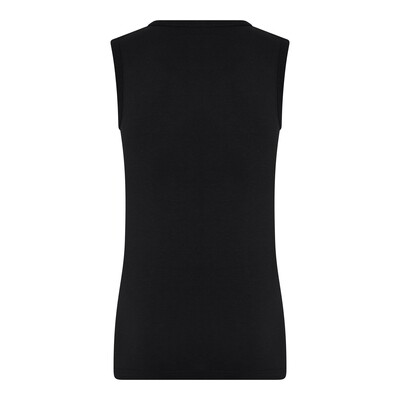 (13-111) Jongens mouwloos Comfort feeling zwart 92/98