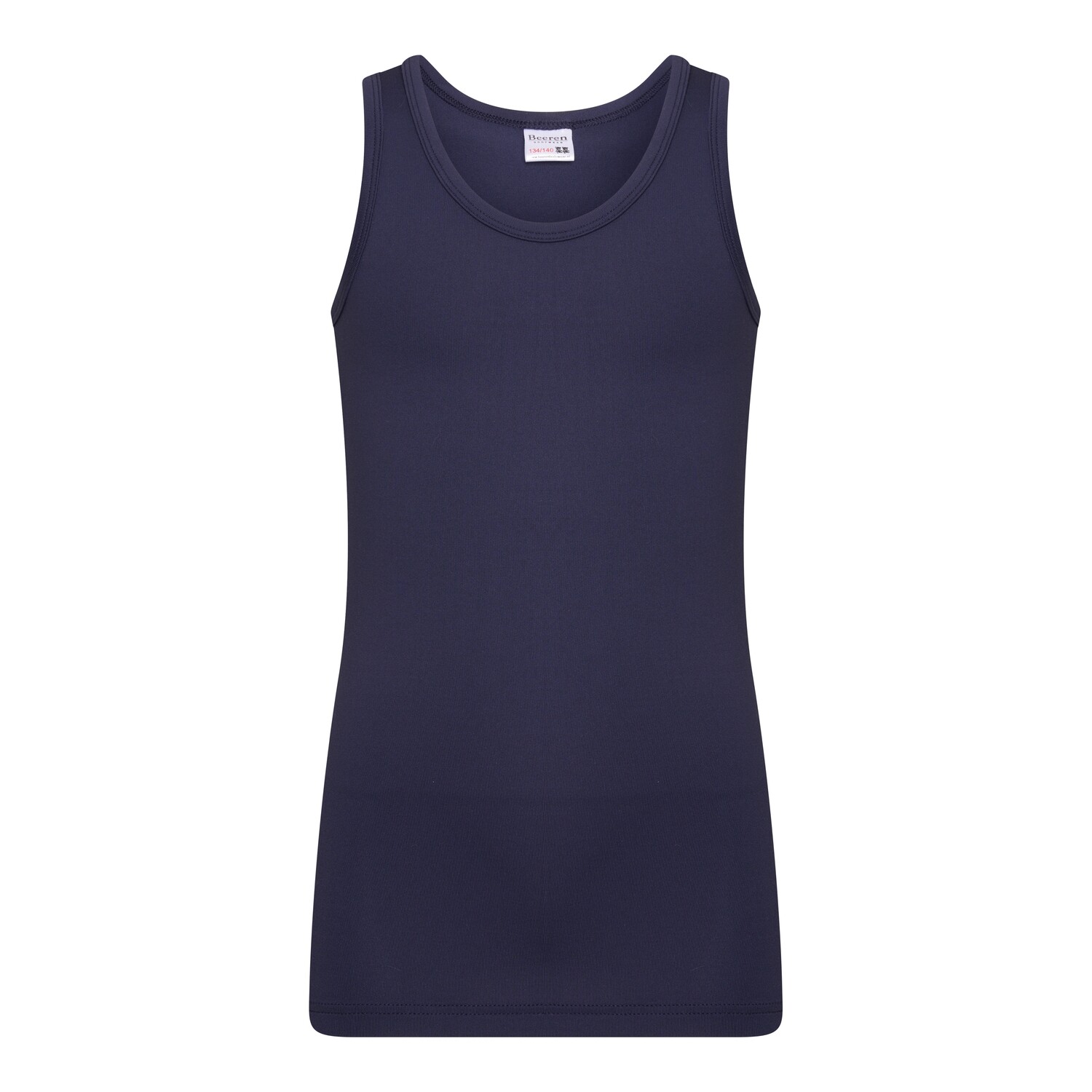 (10-213) Jongens singlet Mix and Match donkerblauw 122/128
