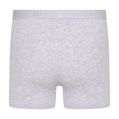 (14-412) Heren boxershort 2-pack Dylan grijs gebleekt M