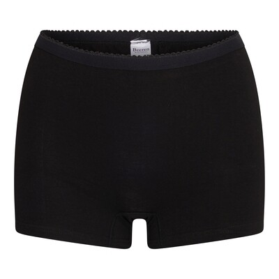 (02-418) Dames panty 2-pack Softly zwart XL