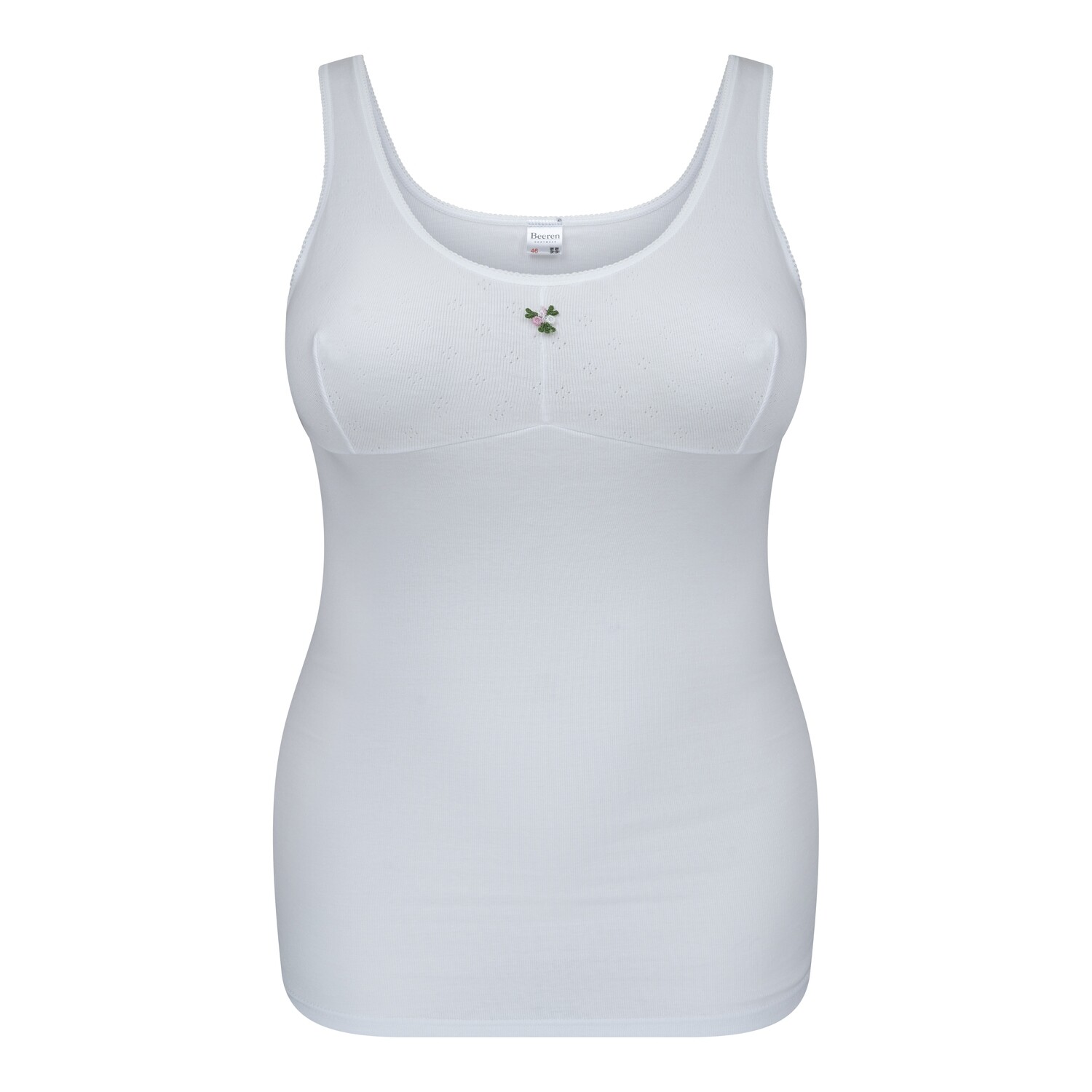 (07-456) Dames hemd Jacqueline wit 50