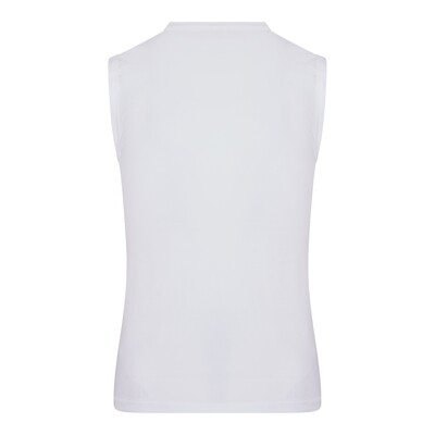 (11-662) Heren mouwloos Young wit XL