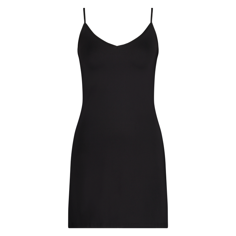 (07-575) Dames onderjurk Elegance zwart XL