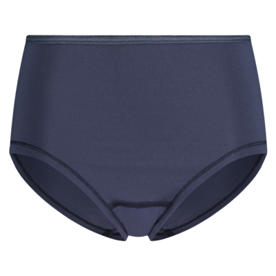 (01-533) Dames maxi slip Elegance donkerblauw L