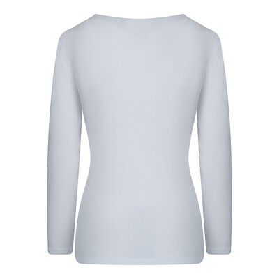 (07-416) Onderblouse Beatrix lange mouw wit L