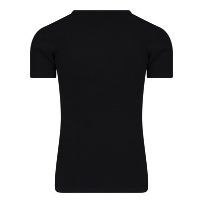(11-518) Heren T-shirt diepe V-hals M3000 zwart XL