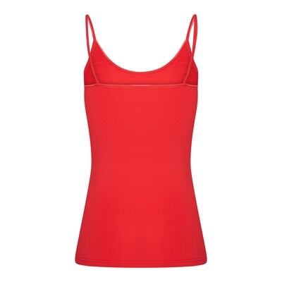 (07-526) Dames top Elegance rood M