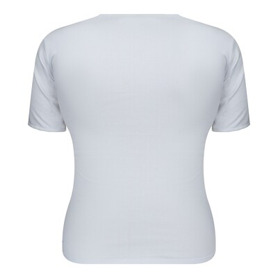 (07-418) Onderblouse M3000 korte mouw wit 44