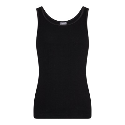 (08-440) Meisjes hemd Comfort feeling zwart 170/176