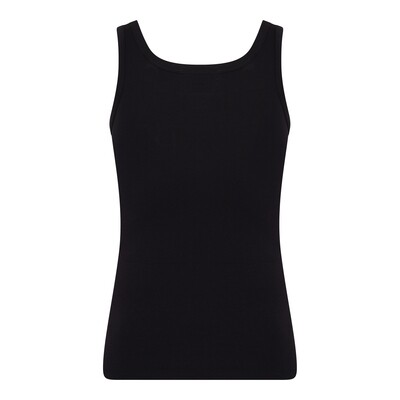 (09-617) Heren singlet Young zwart L