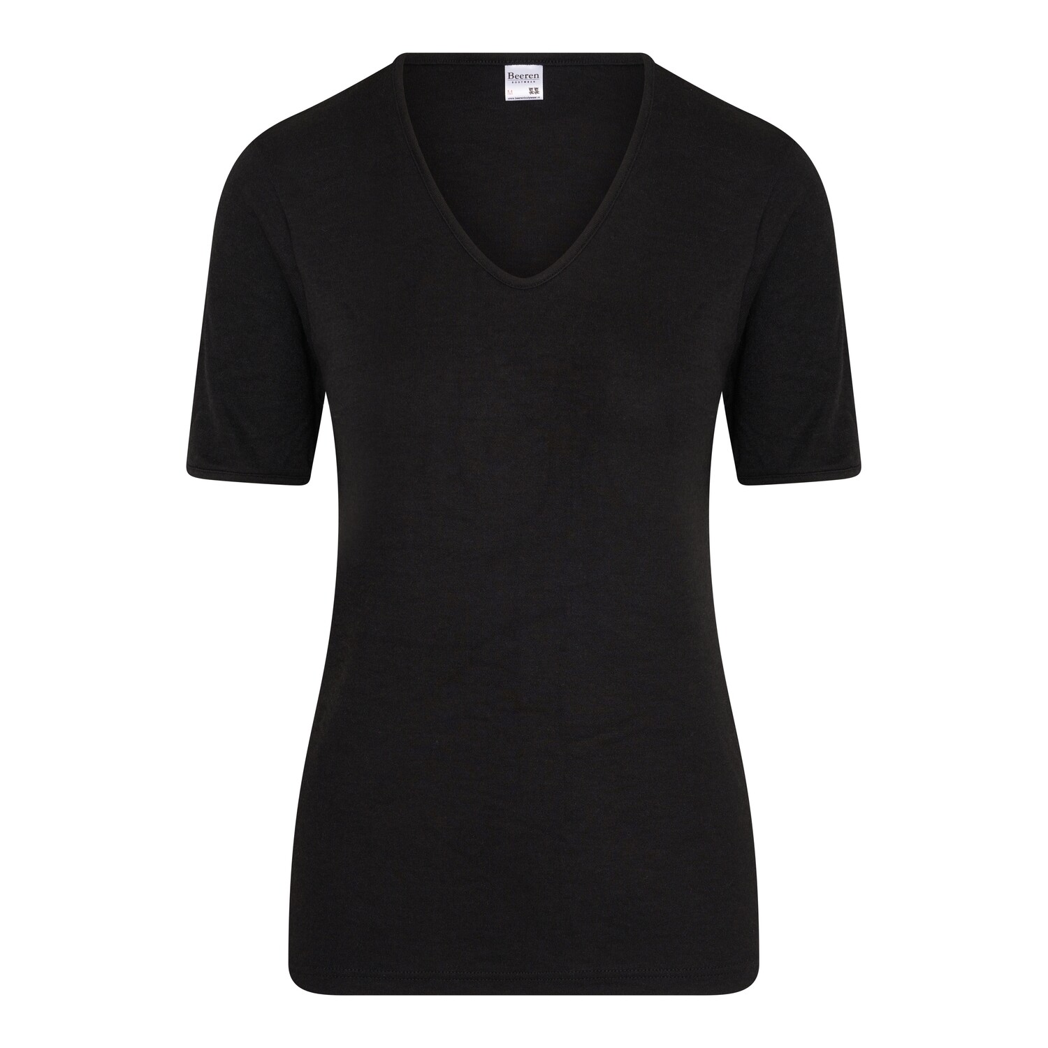 (07-485) Dames onderblouse Thermo korte mouw zwart S