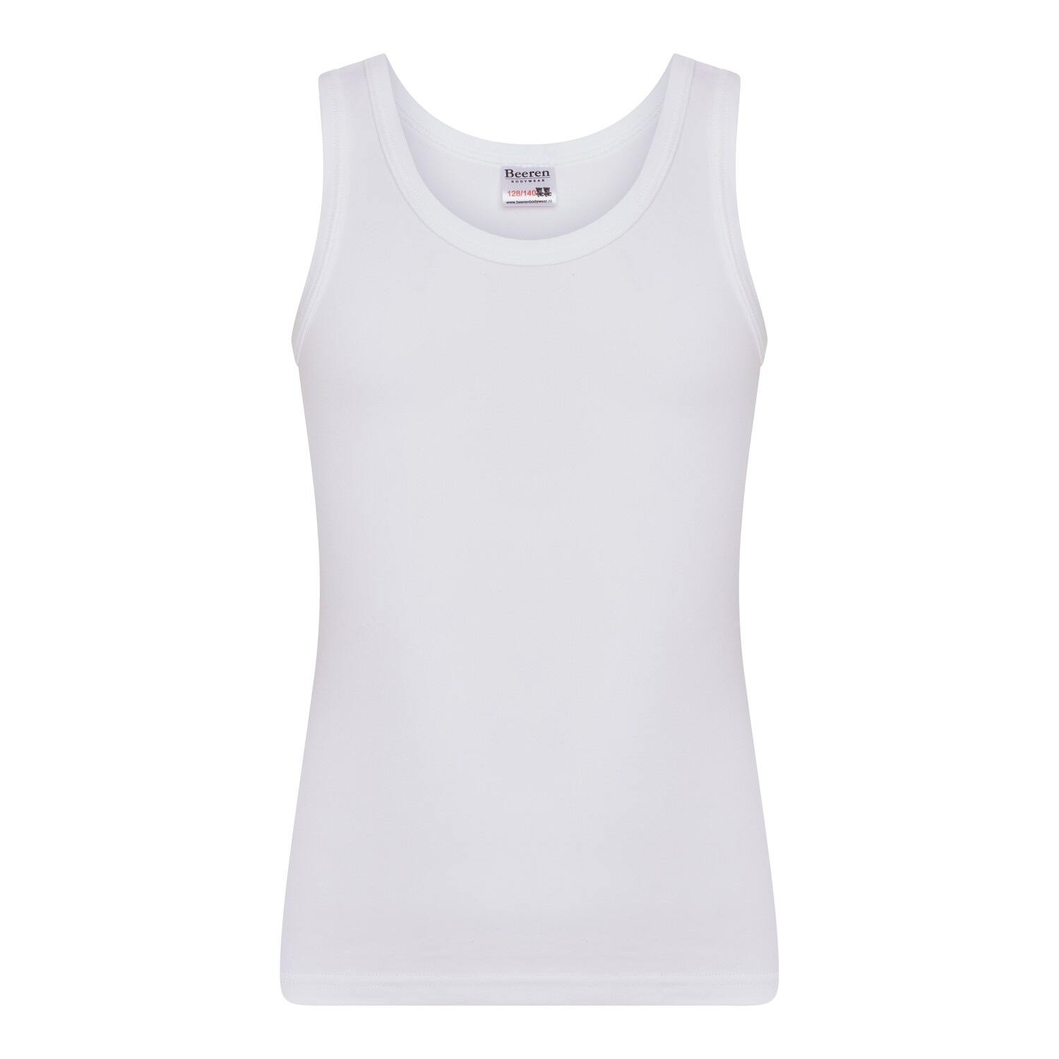 (10-611) Jongens singlet Young wit 128/140