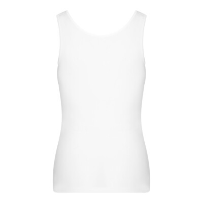 (07-577) Dames singlet basic(M045) wit M