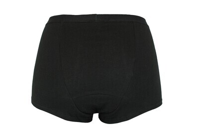 (16-433) Dames period short heavy flow zwart M