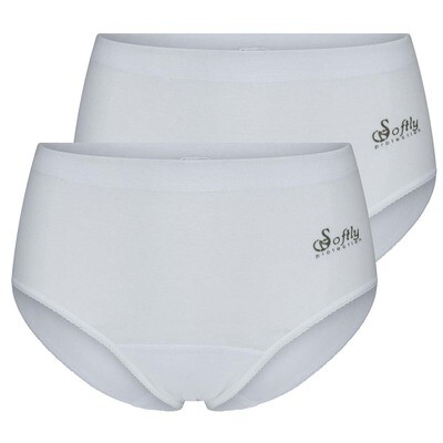 (01-444) Dames heup slip 2-pack Julia wit L