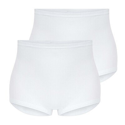(01-463) Dames slip 2-pack Startex wit 46