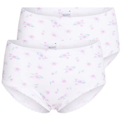 (01-480) Dames slip 2-pack Rosa rose 48