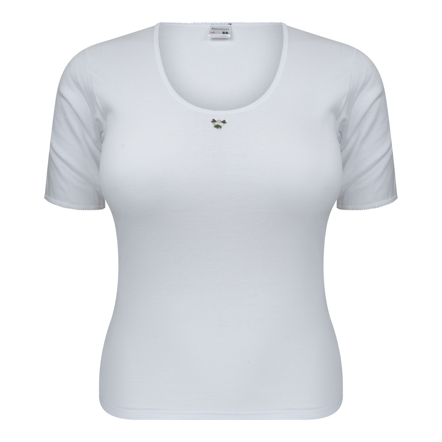 (07-418) Onderblouse M3000 korte mouw wit 46