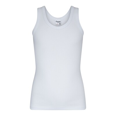 (10-516) Jongens singlet M3000 wit 104