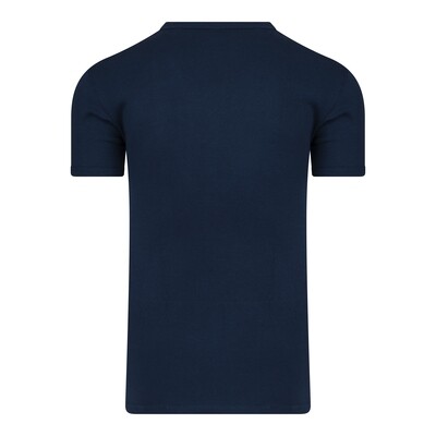(11-537) Heren T-shirt R-hals M3000 extra lang marine M