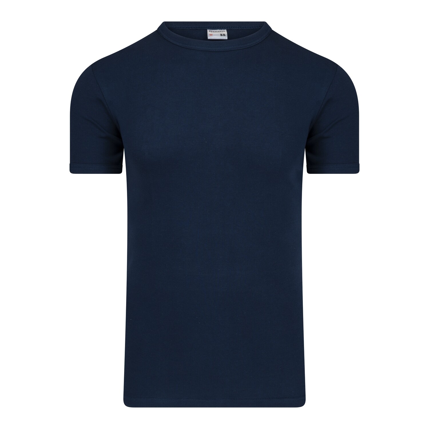 (11-537) Heren T-shirt R-hals M3000 extra lang marine XL