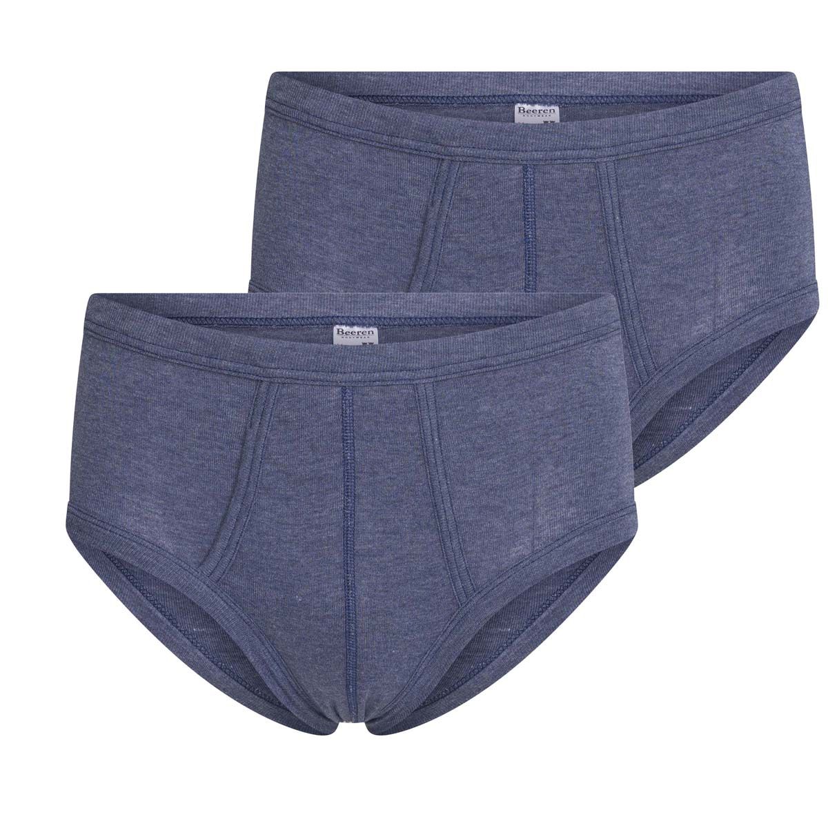(04-592) Heren slip  2-pack M55 marine M