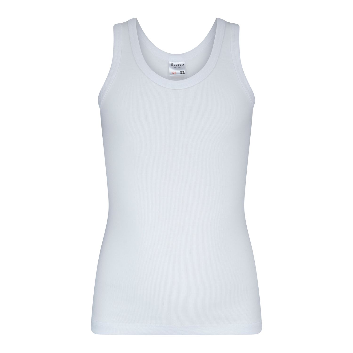 (10-516) Jongens singlet M3000 wit 140