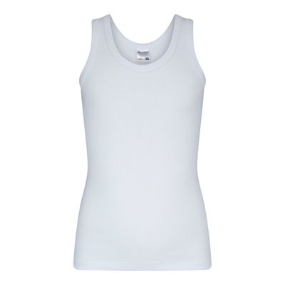 (10-516) Jongens singlet M3000 wit 140