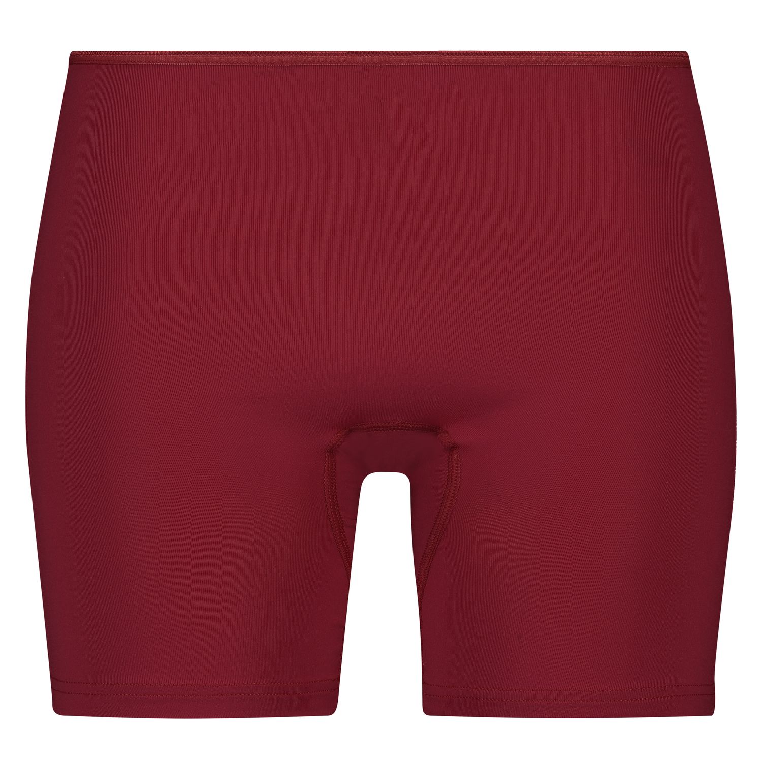 (02-485) Dames short Elegance lange pijp Donkerrood L