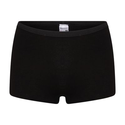 (16-412) Dames boxershort 2-pack Comfort feeling zwart M