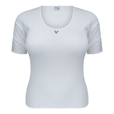 (07-418) Onderblouse M3000 korte mouw wit 52