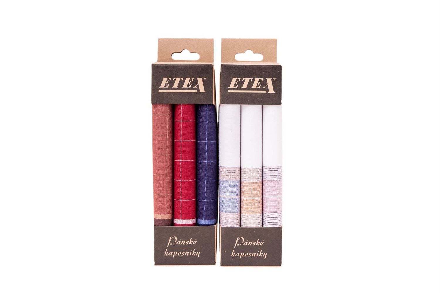 77617 Heren zakdoek 3-Pack