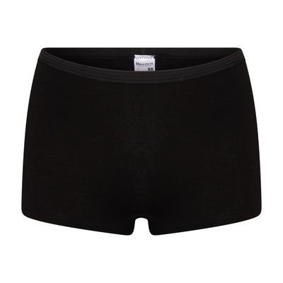 (16-412) Dames boxershort 2-pack Comfort feeling zwart S