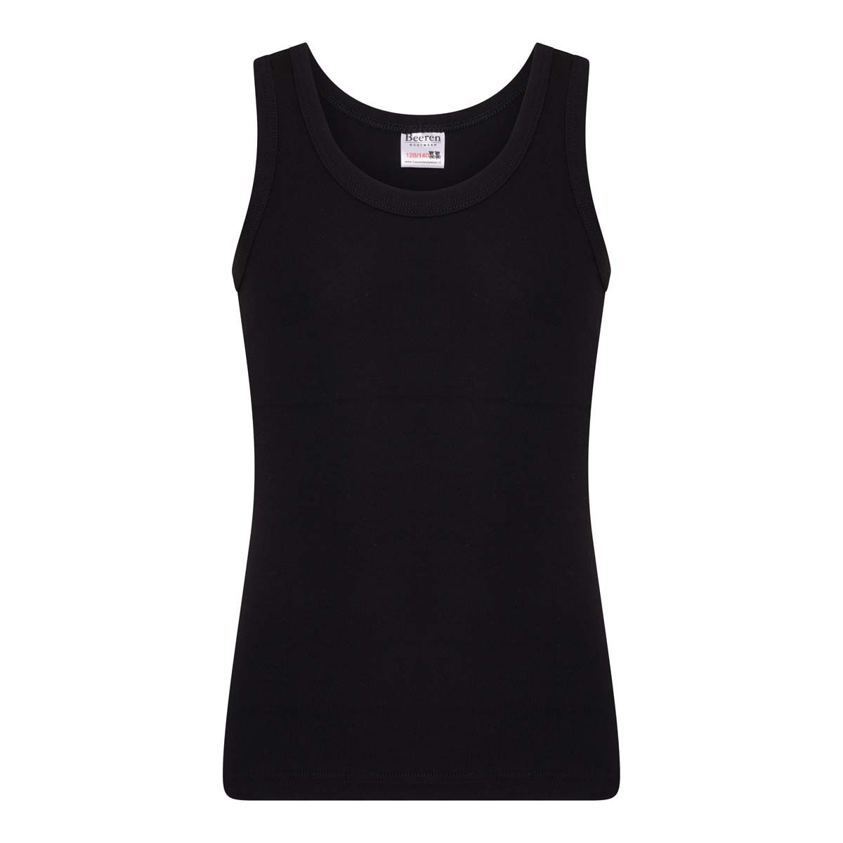 (10-611) Jongens singlet Young zwart 152/164