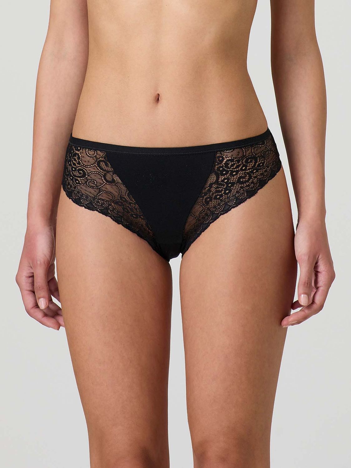 (062) D. Slip Donna met kant zwart