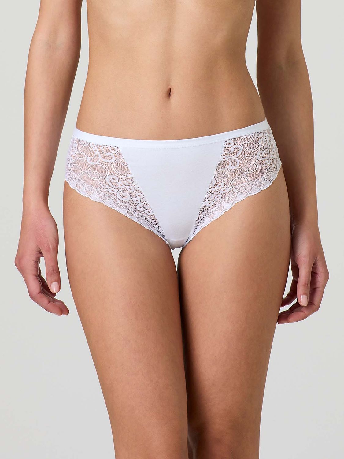 062 D. Slip Donna met kant wit