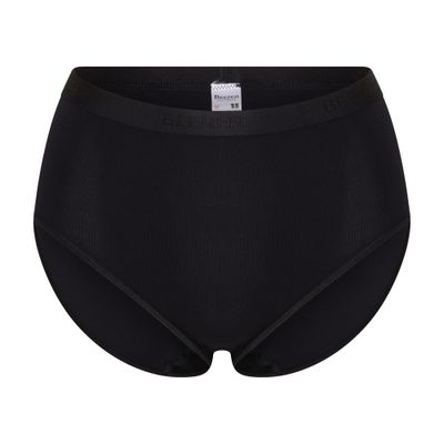 (01-507) Dames taille slip Young zwart M