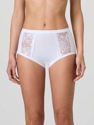 534 Jadea D. Tailleslip met kant wit