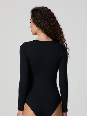 (4154) Jadea D. Body ronde hals zwart