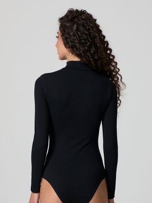 (4153) Jadea D. Body met col zwart