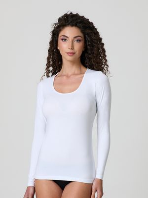 4056 Jadea D. T-shirt RH lange mouw wit