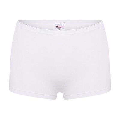 (16-412) Dames boxershort 2-pack Comfort feeling wit L