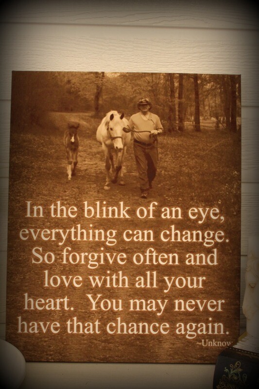 16" x 20" Wrapped Canvas of "In the Blink of an Eye"