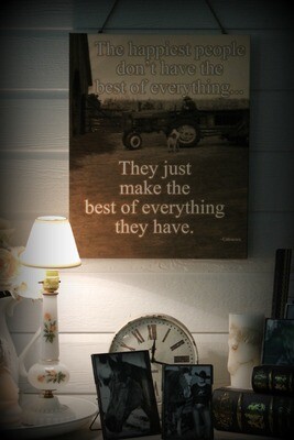 16" x 20" Wrapped Canvas Print of "They Make the Best..."