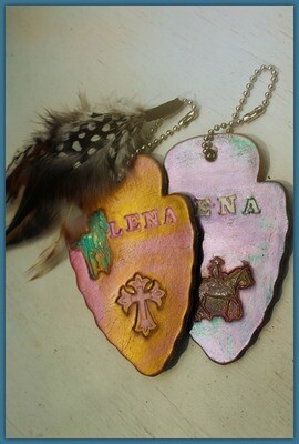 Horse Name Tag Without Feather